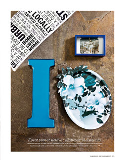 Glorian koti, inside